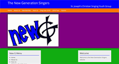 Desktop Screenshot of ngsingers.com